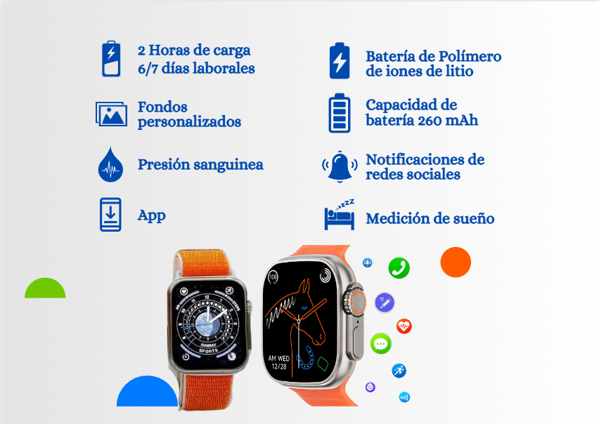 Smartwatch N8 Ultra Color Negro