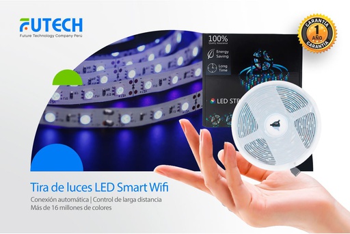 Tira de luces Led Smart Wifi RGBW PROMO 15%