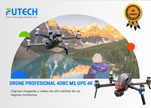 DRON 4DRC MARK300 M1 PRO GPS WiFi FPV 4K 40%OF
