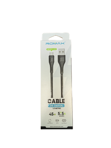 Cable ROMAX USB 2.0 A-male to micro-USB